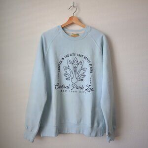 Central Park Zoo Peacock Crewneck Sweatshirt | M